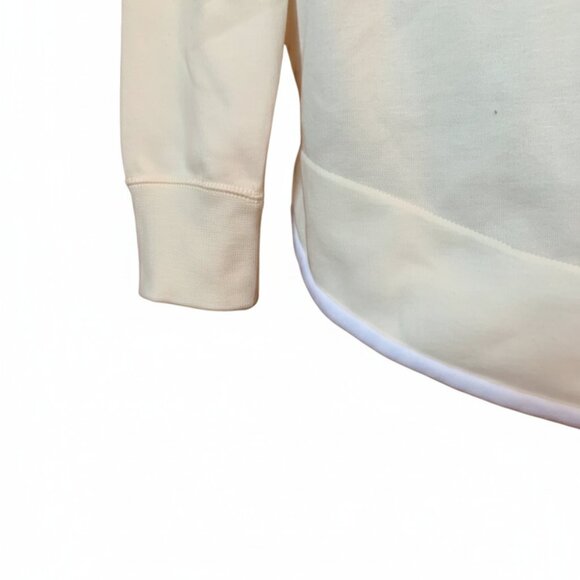 NIKE - Tech Fleece Cape asymmetrical Full-Zip Hoodie Jacket - Creme - Medium - Picture 11 of 13